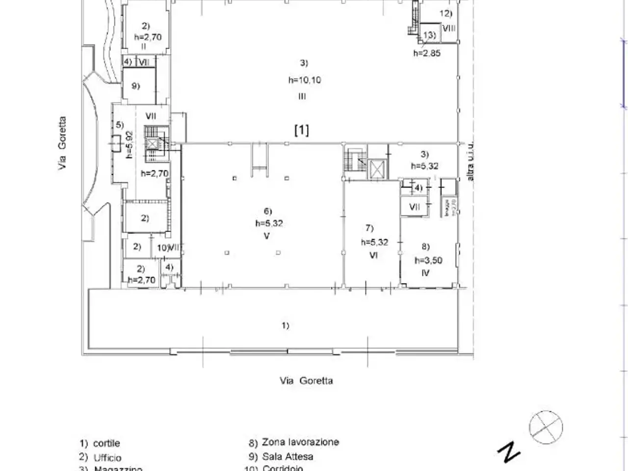 Capannone in Via Goretta 92, Mappano, {3} - Planimetria 1