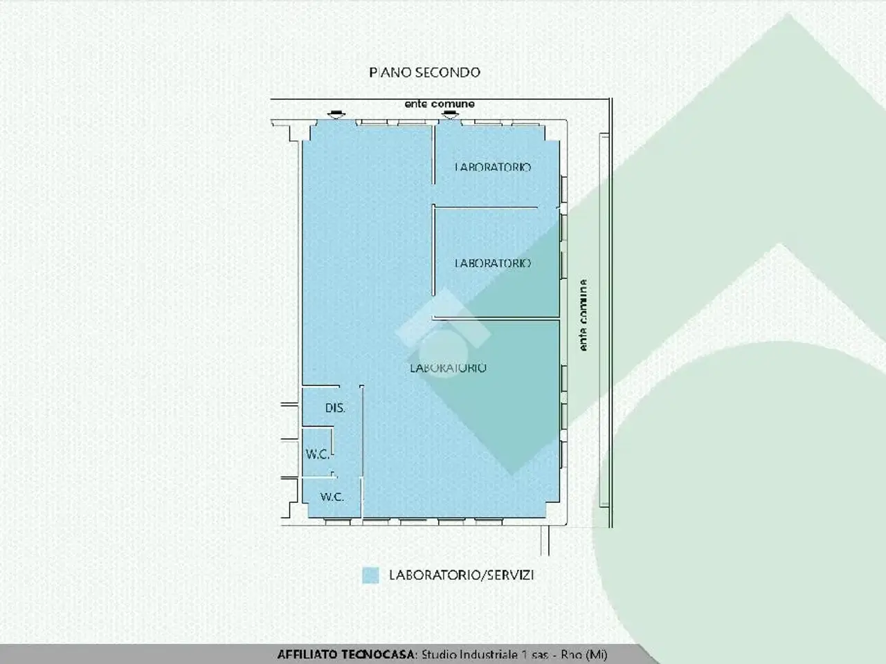 Ufficio in Via Alcide De Gasperi 109, Rho, {3} - Planimetria 1