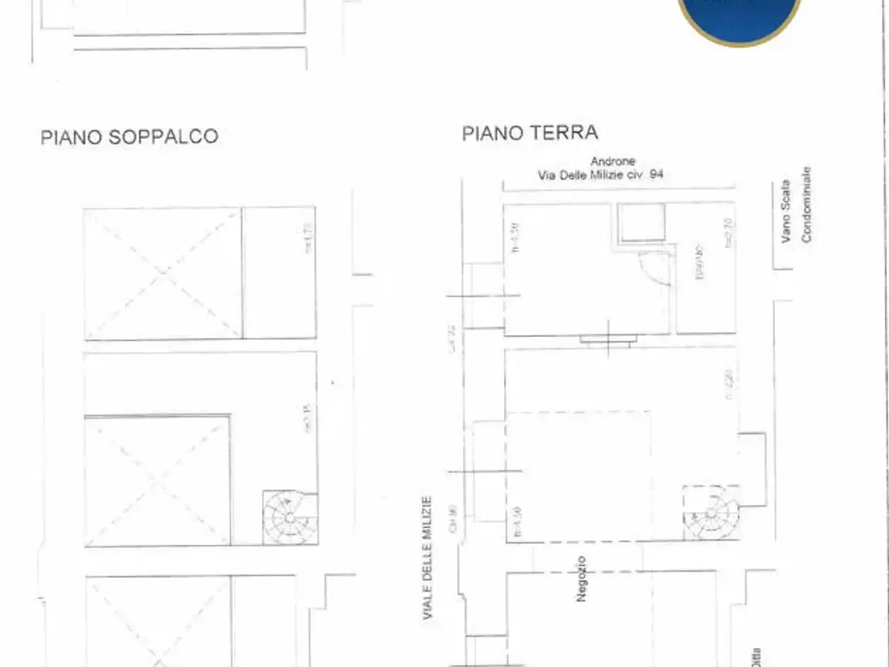 Negozio in Viale delle Milizie 88, Roma, {3} - Planimetria 1