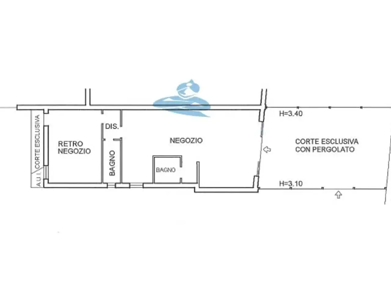 Negozio in , Ravenna, {3} - Planimetria 1