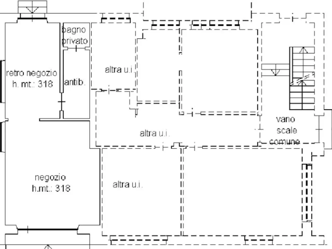 Negozio in Via Cascinette 6, Ivrea, {3} - Planimetria 1