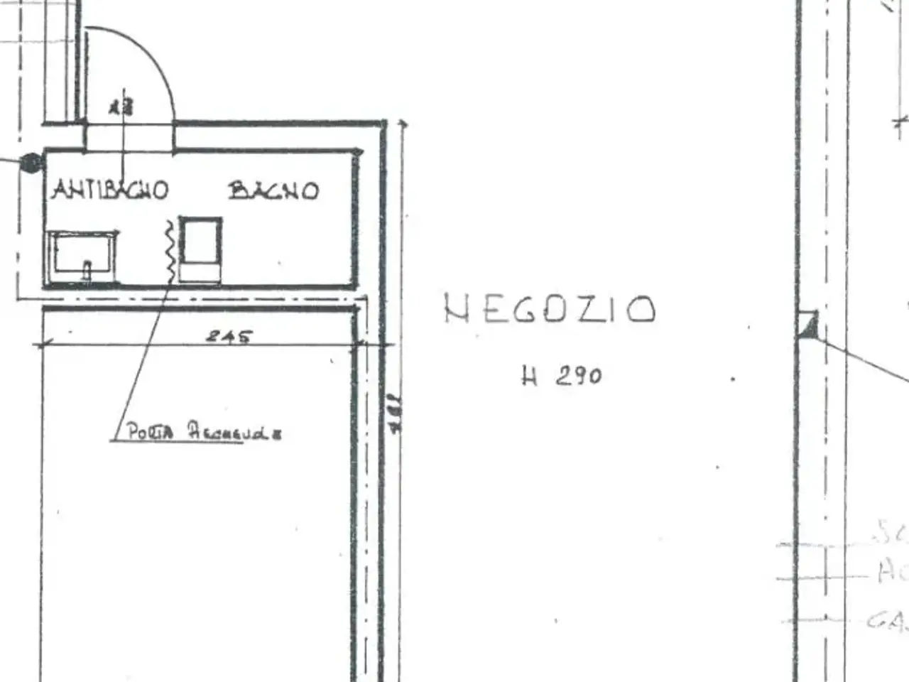 Negozio in Via Trento 1, Scandiano, {3} - Planimetria 1