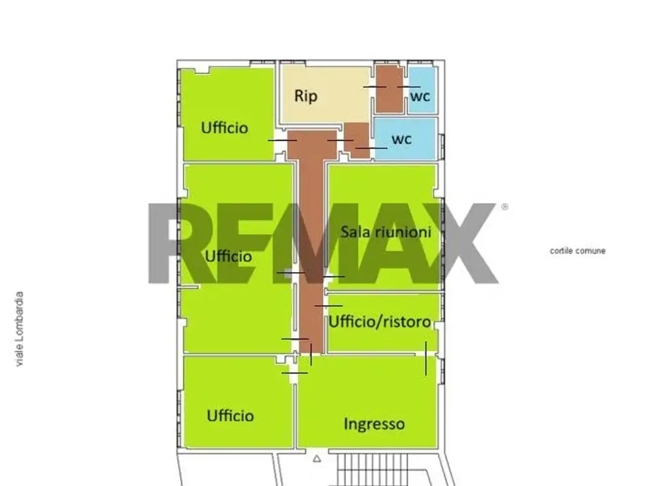 Ufficio in Viale Lombardia 300, Brugherio, {3} - Planimetria 1
