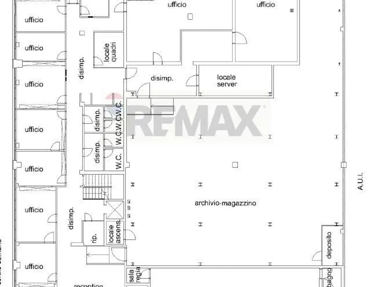Ufficio in Via Figino 22, Pero, {3} - Planimetria 1