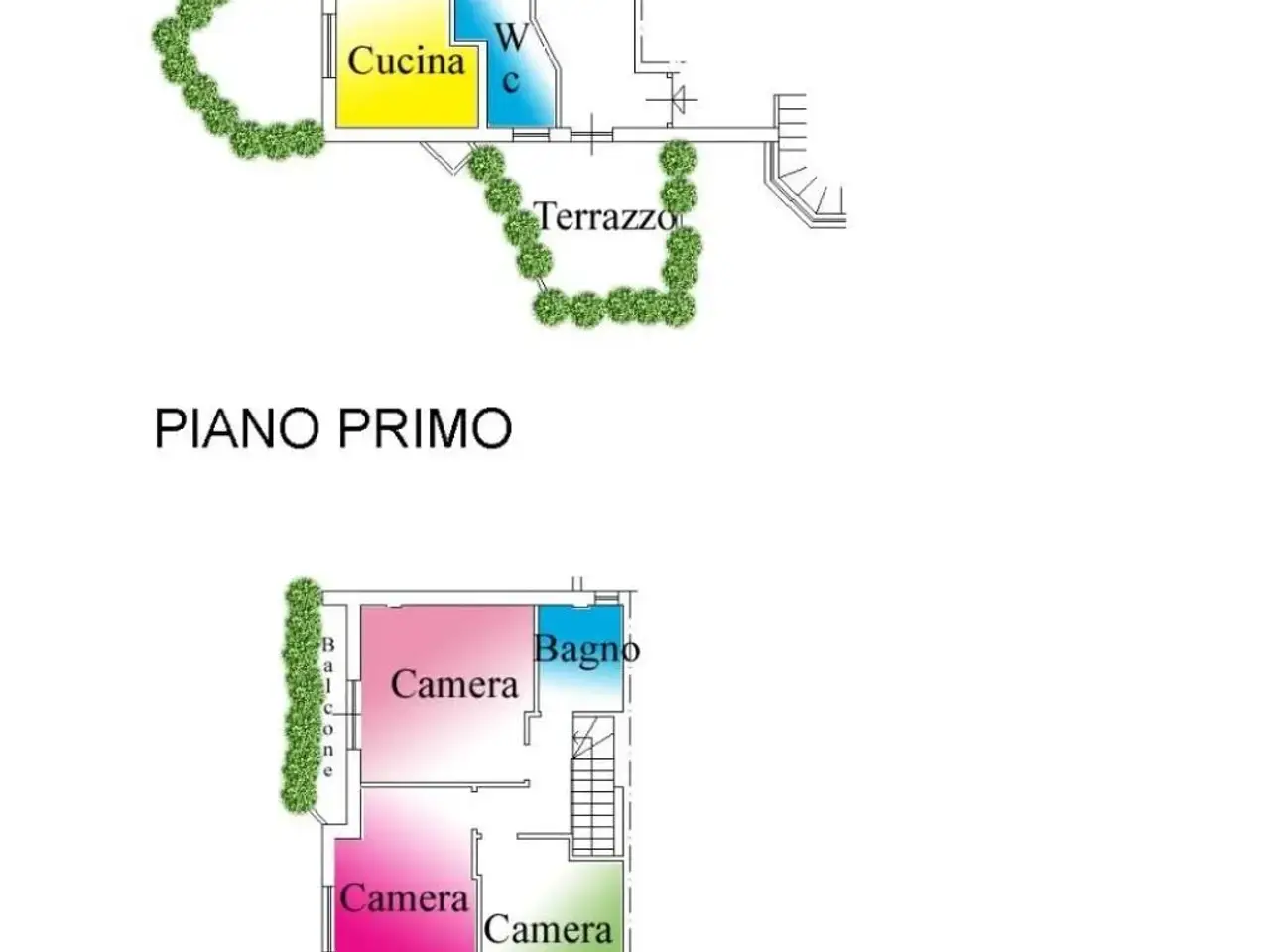Quadrilocale in vendita, Via dei Cinque Archi 22, Aprilia - Planimetria 1