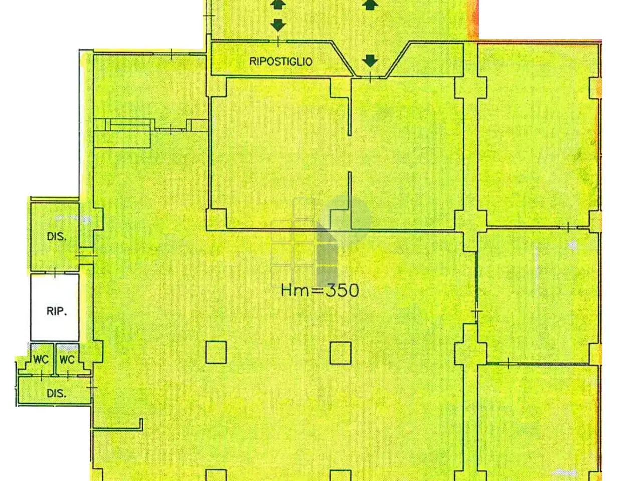 Ufficio in Scali Cerere 3, Livorno, {3} - Planimetria 1