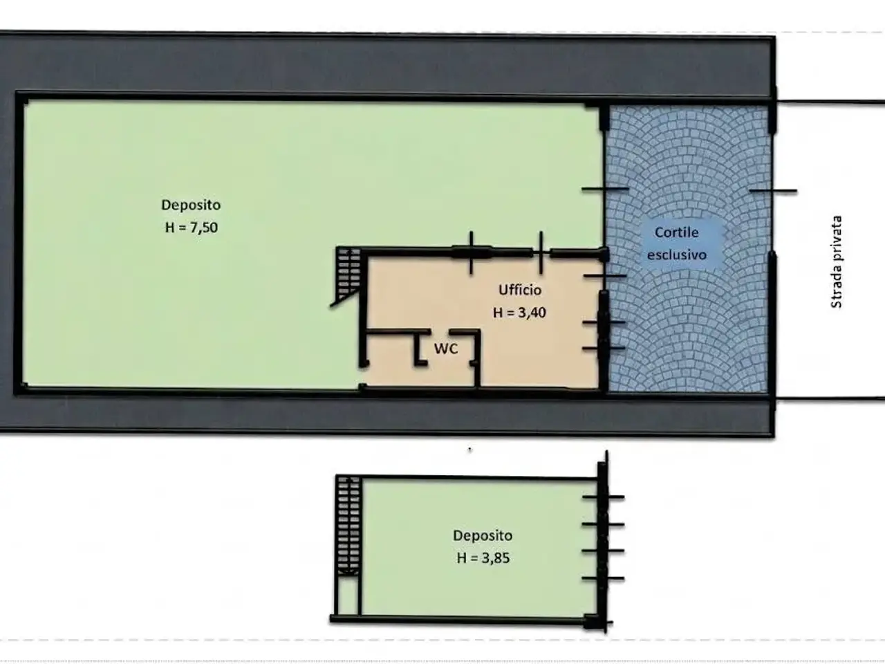 Capannone in Via Marona 29/C, Pandino, {3} - Planimetria 1