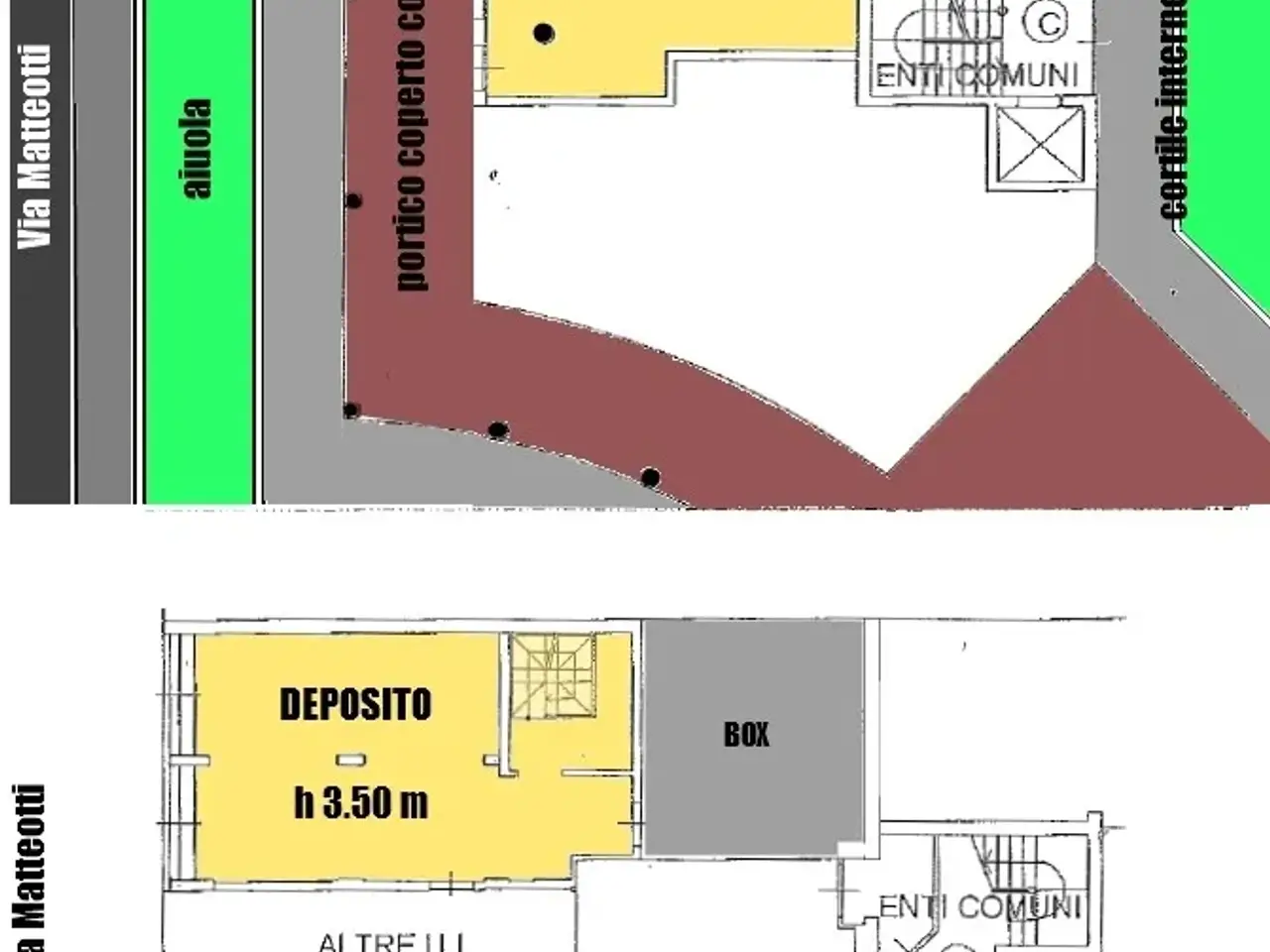 Negozio in Via Matteotti 53, Lissone, {3} - Planimetria 1