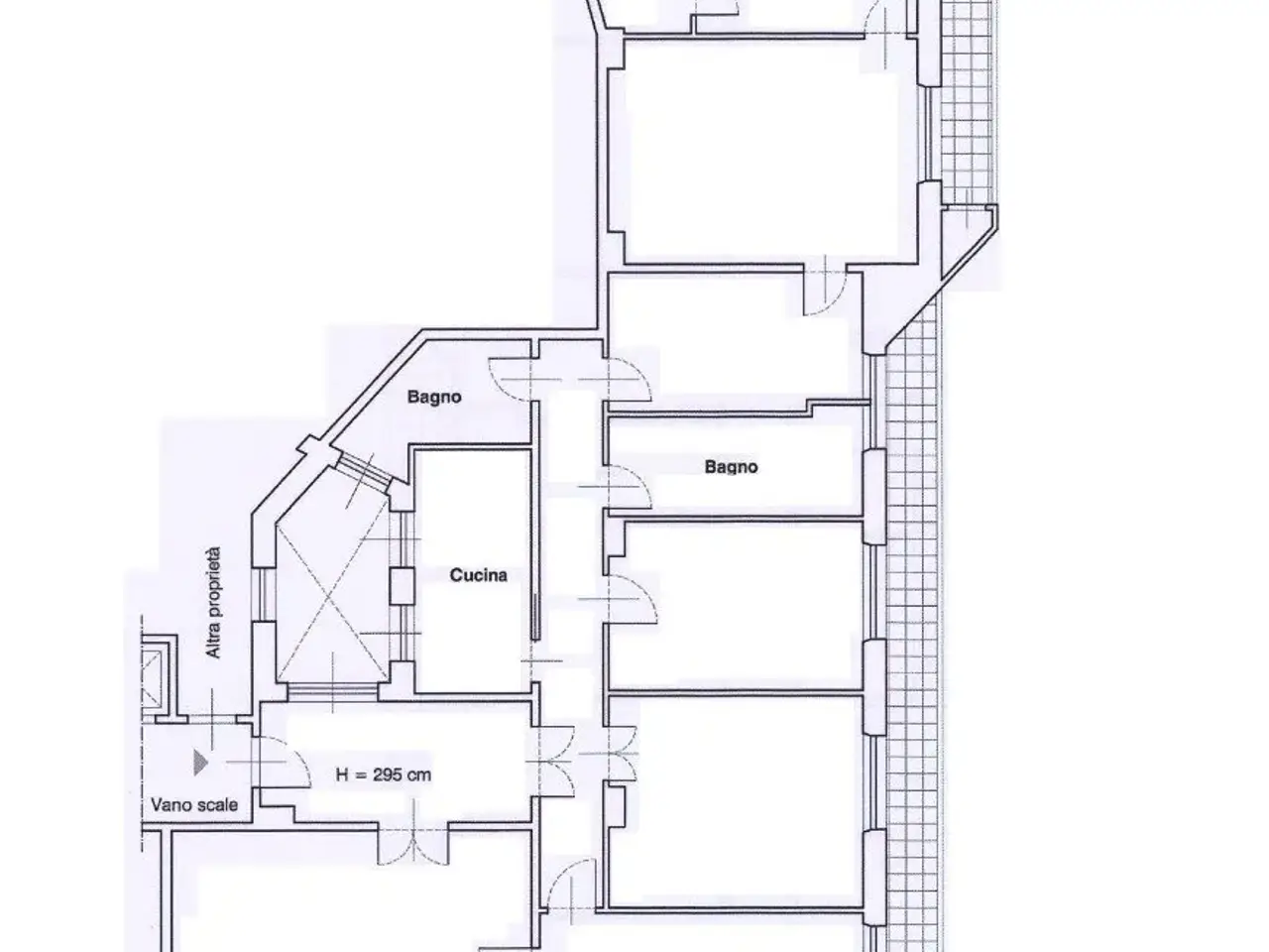 Appartamento in 
        Viale Paolo Toschi
      , Parma - Planimetria 1