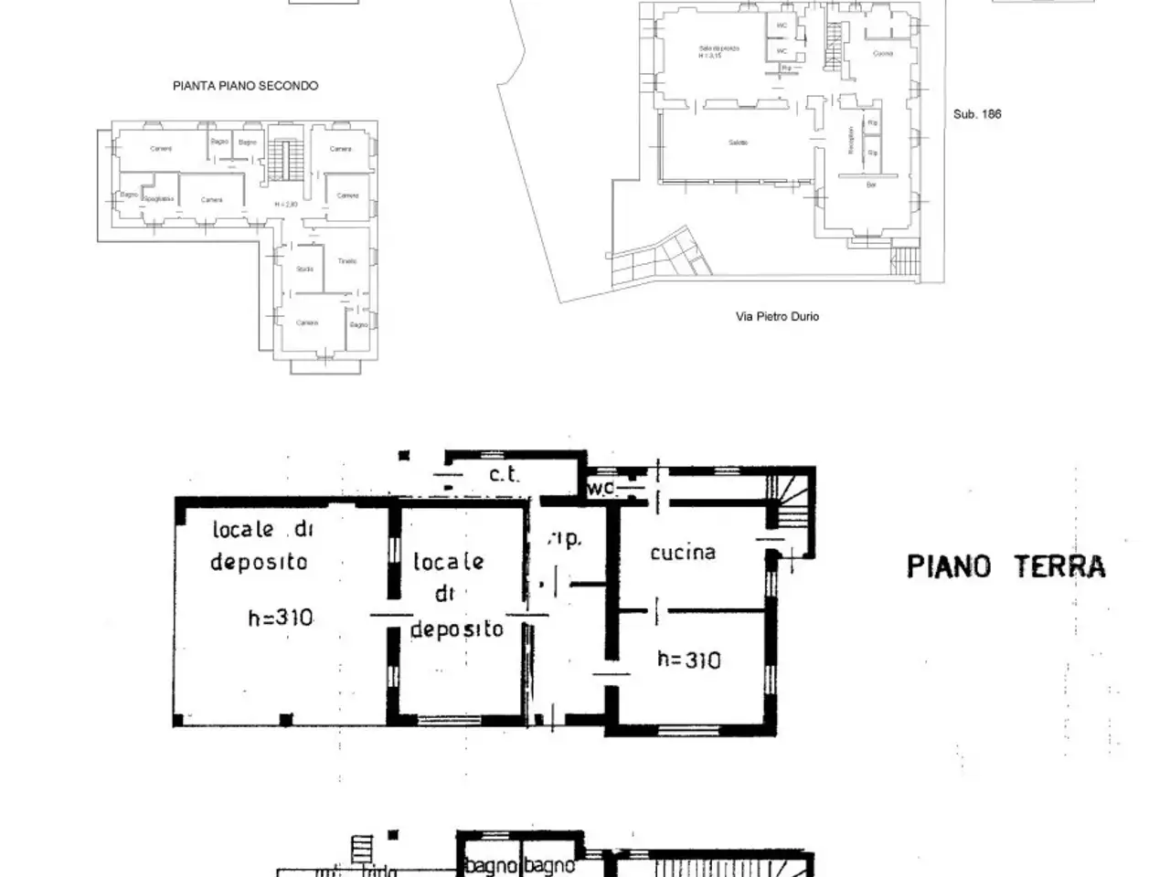 Albergo in Via Pietro Durio, 67, Pella, {3} - Planimetria 1