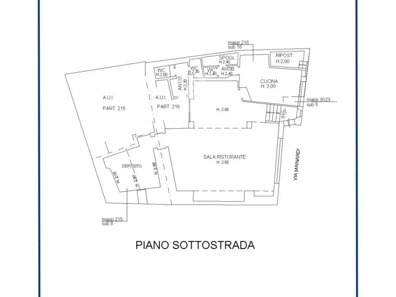 Esercizio commerciale in Piazza della Libertà 8a, Bertinoro, {3} - Planimetria 1