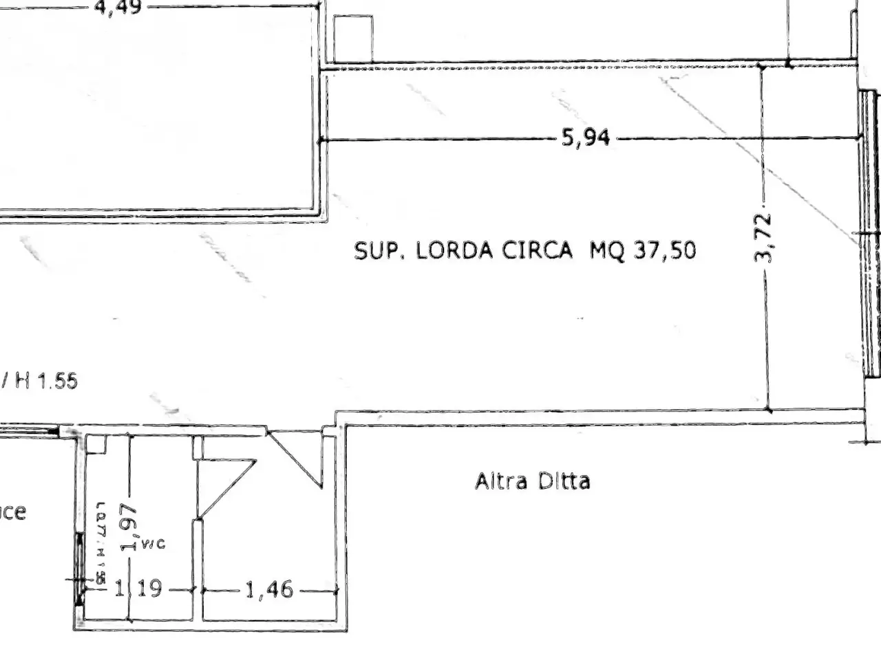 Negozio in Via Giovanni Chiarini, Pescara, {3} - Planimetria 1
