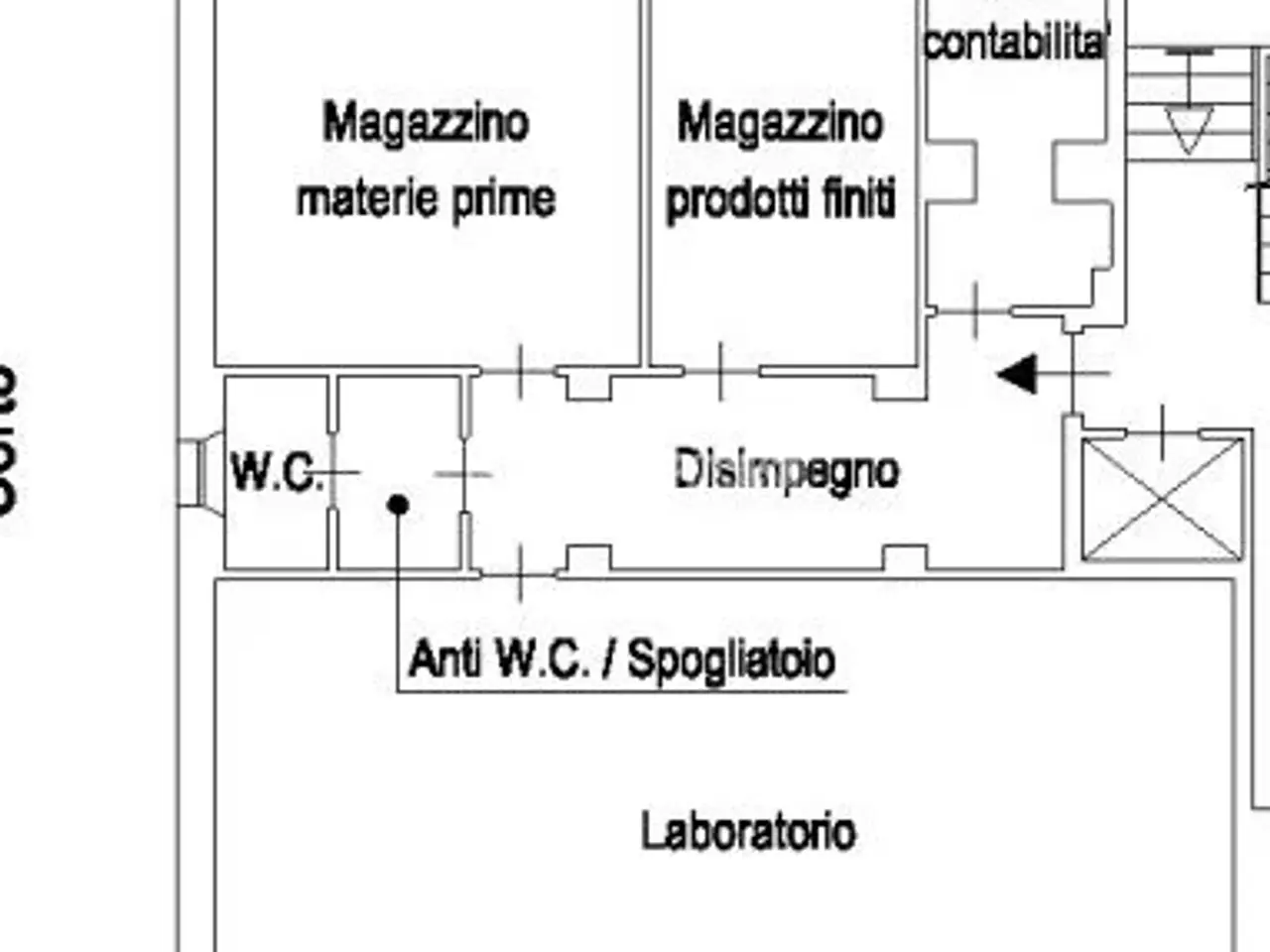 Laboratorio in Via Garibaldi 15, Cafasse, {3} - Planimetria 1