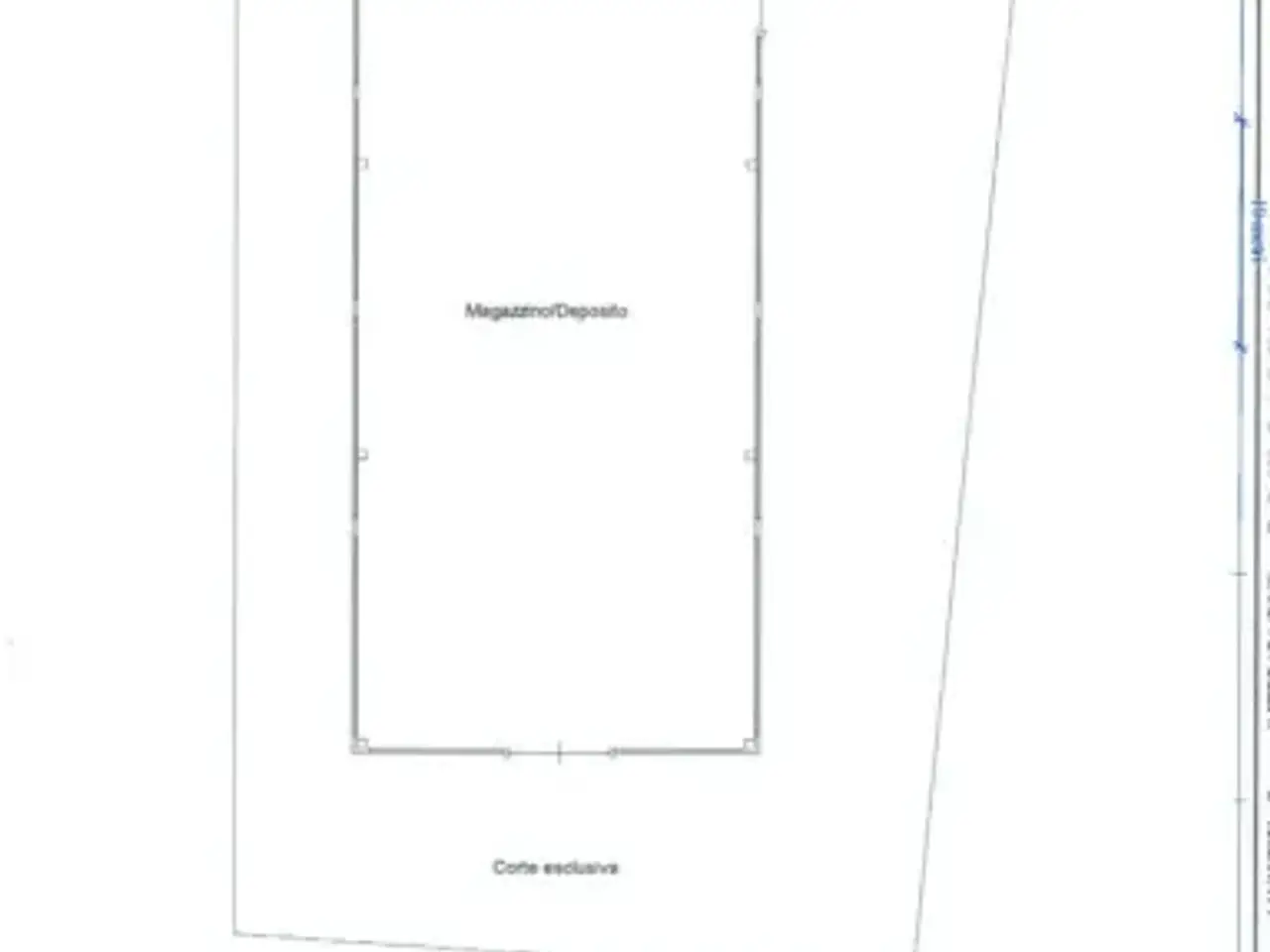 Capannone in , Ferrara, {3} - Planimetria 1