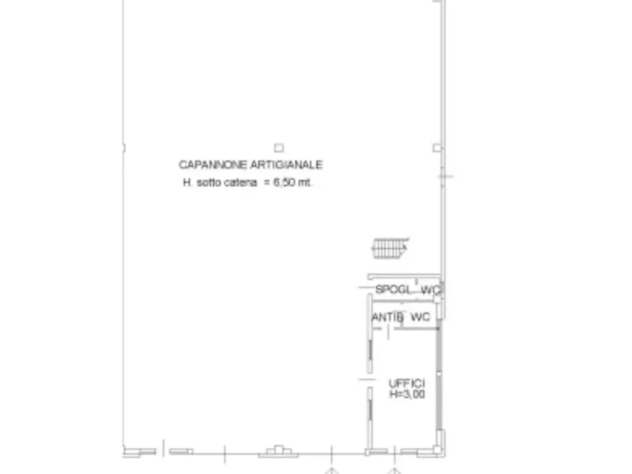 Capannone in Via dell' Industria, Spino D'Adda, {3} - Planimetria 1