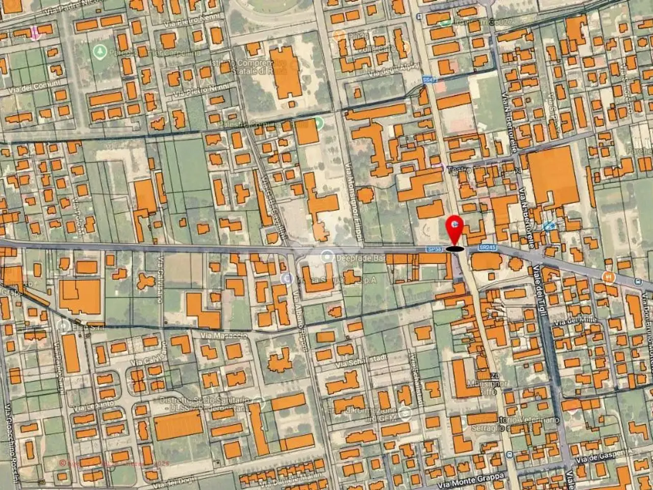 Negozio in Via Cavalieri di Vittorio Veneto 3, Rosa', {3} - Planimetria 1