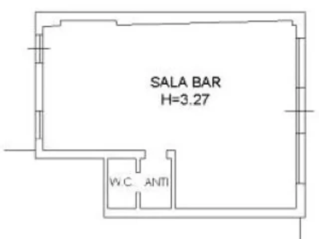 Bar in Via Chiesa, Stra, {3} - Planimetria 1