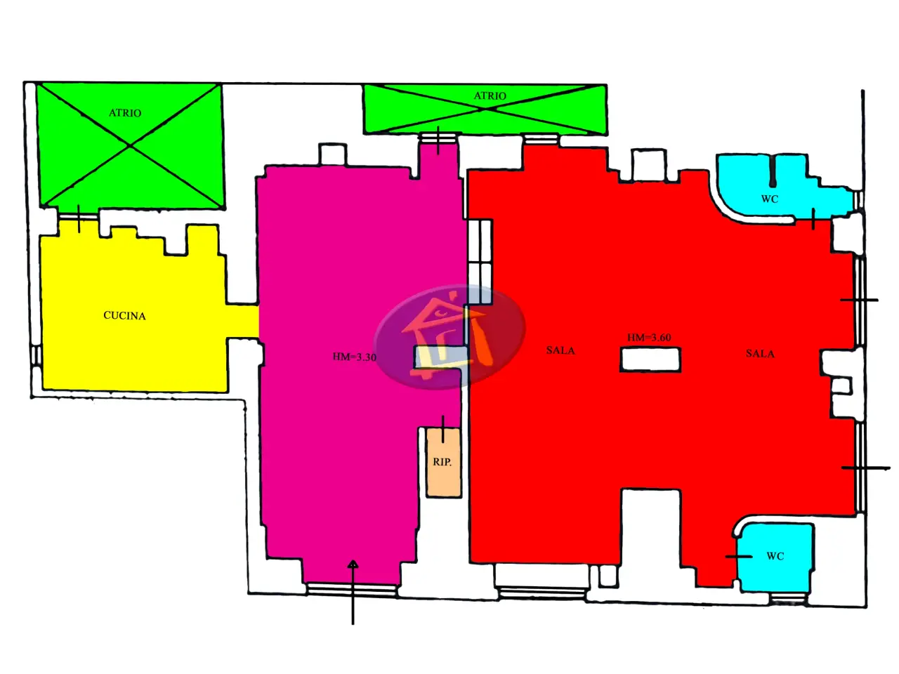 Bar - Ristorante in , Putignano, {3} - Planimetria 1