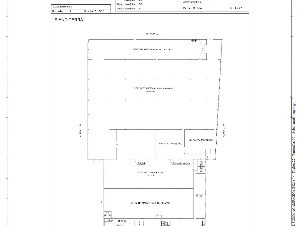 Capannone in Via dell'Industria, 7, Sommacampagna, {3} - Planimetria 1