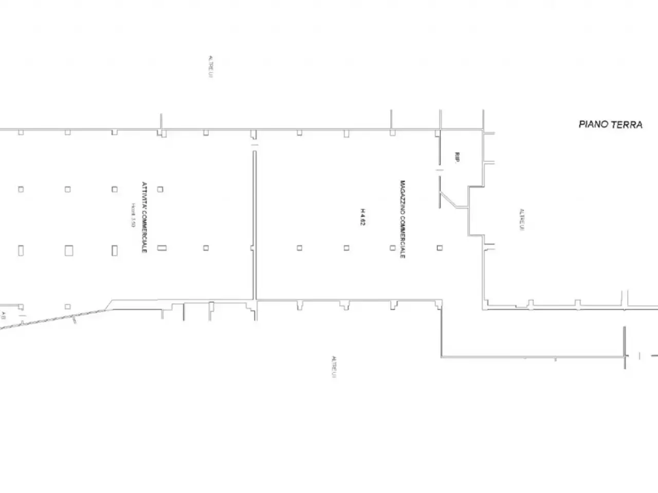 Negozio in Via Achille Grandi, 3, 60131 Ancona An, Italia, Ancona, {3} - Planimetria 1