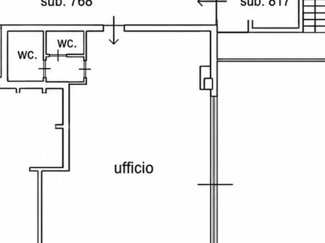 Ufficio in Via Guglielmo Marconi, Ranica, {3} - Planimetria 1