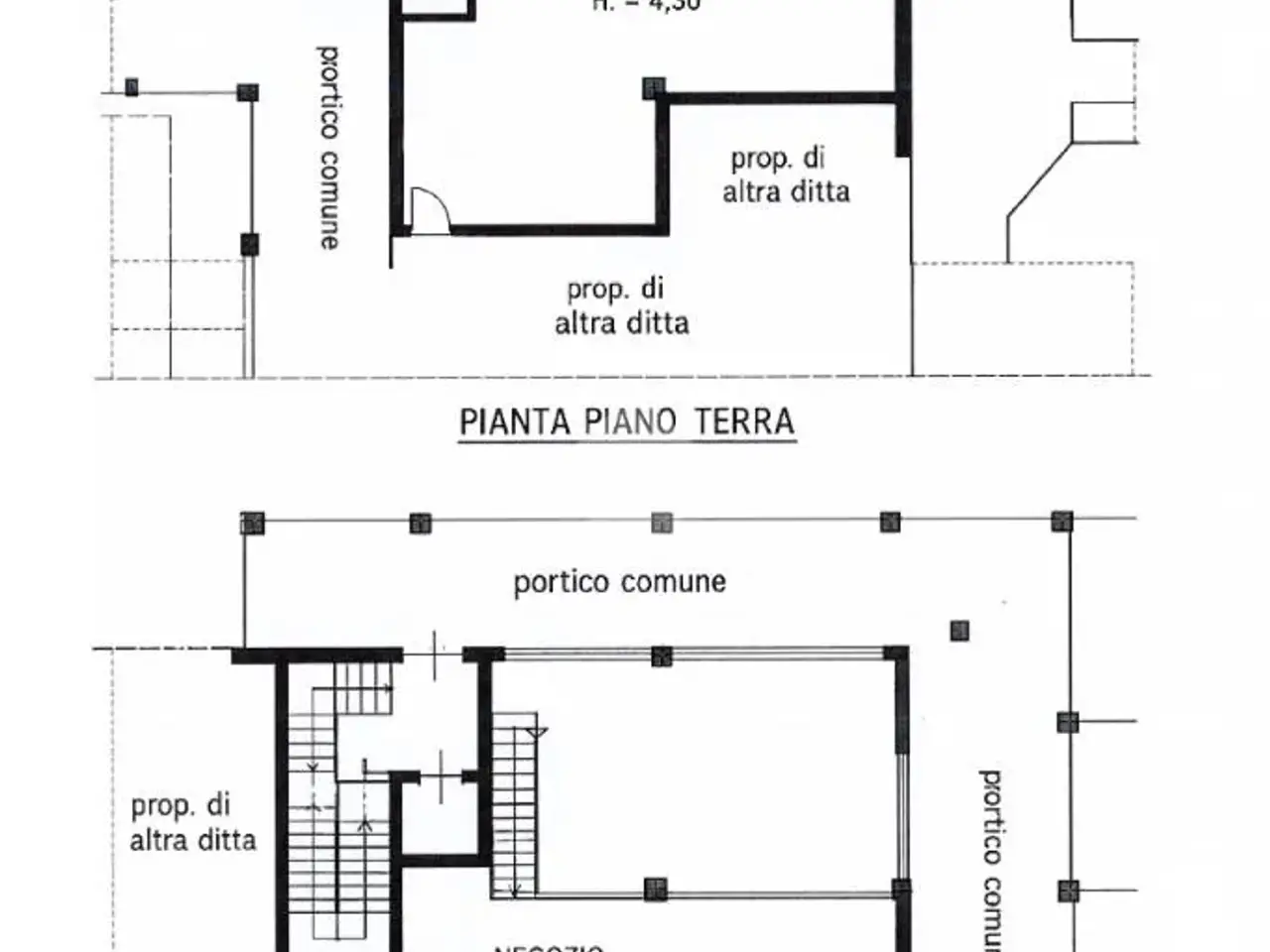 Ufficio in Via Giuseppe Mazzini, Trezzo Sull'Adda, {3} - Planimetria 1