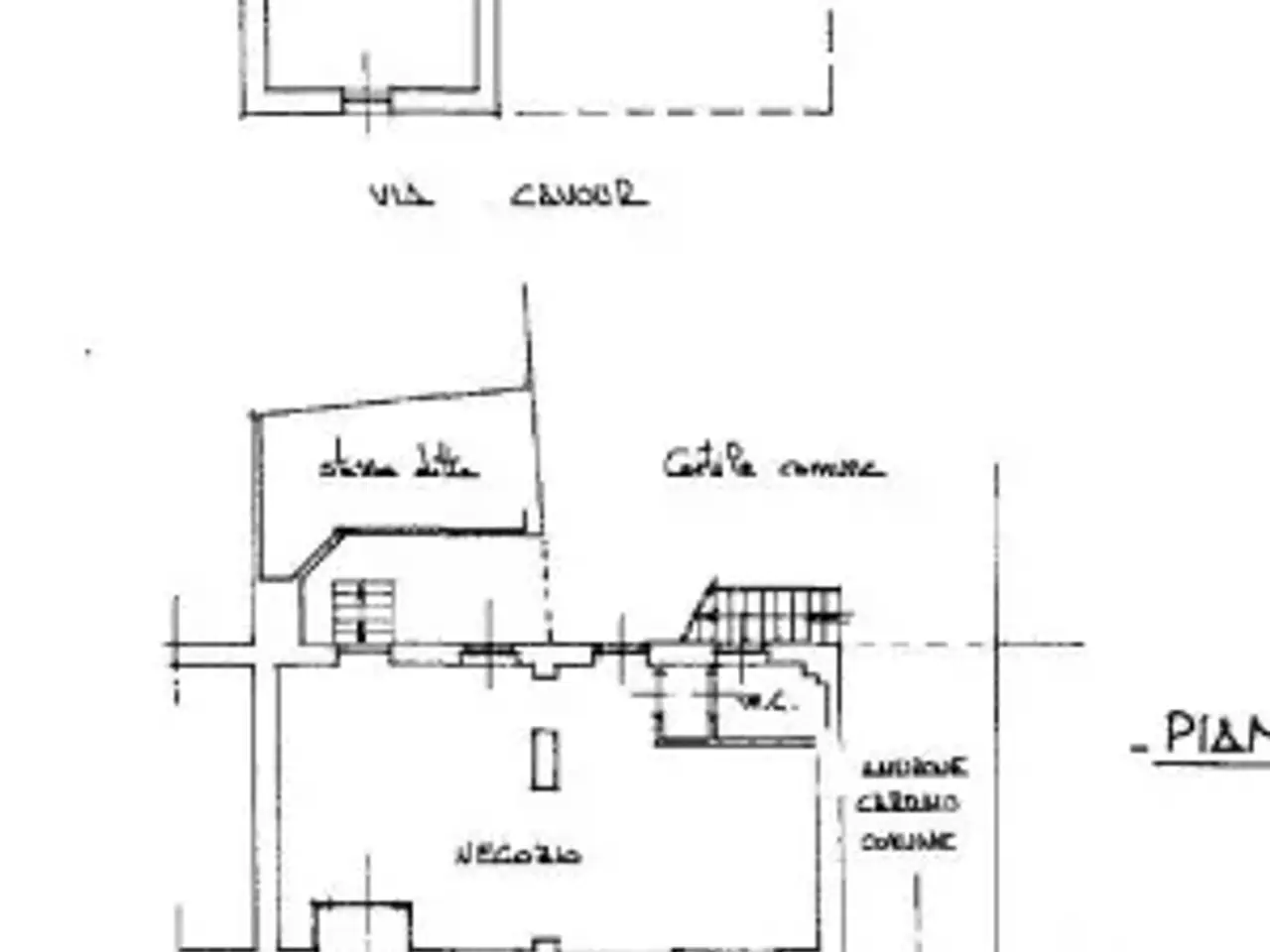 Negozio in Via Camillo Benso di Cavour 78, Moncalieri, {3} - Planimetria 1