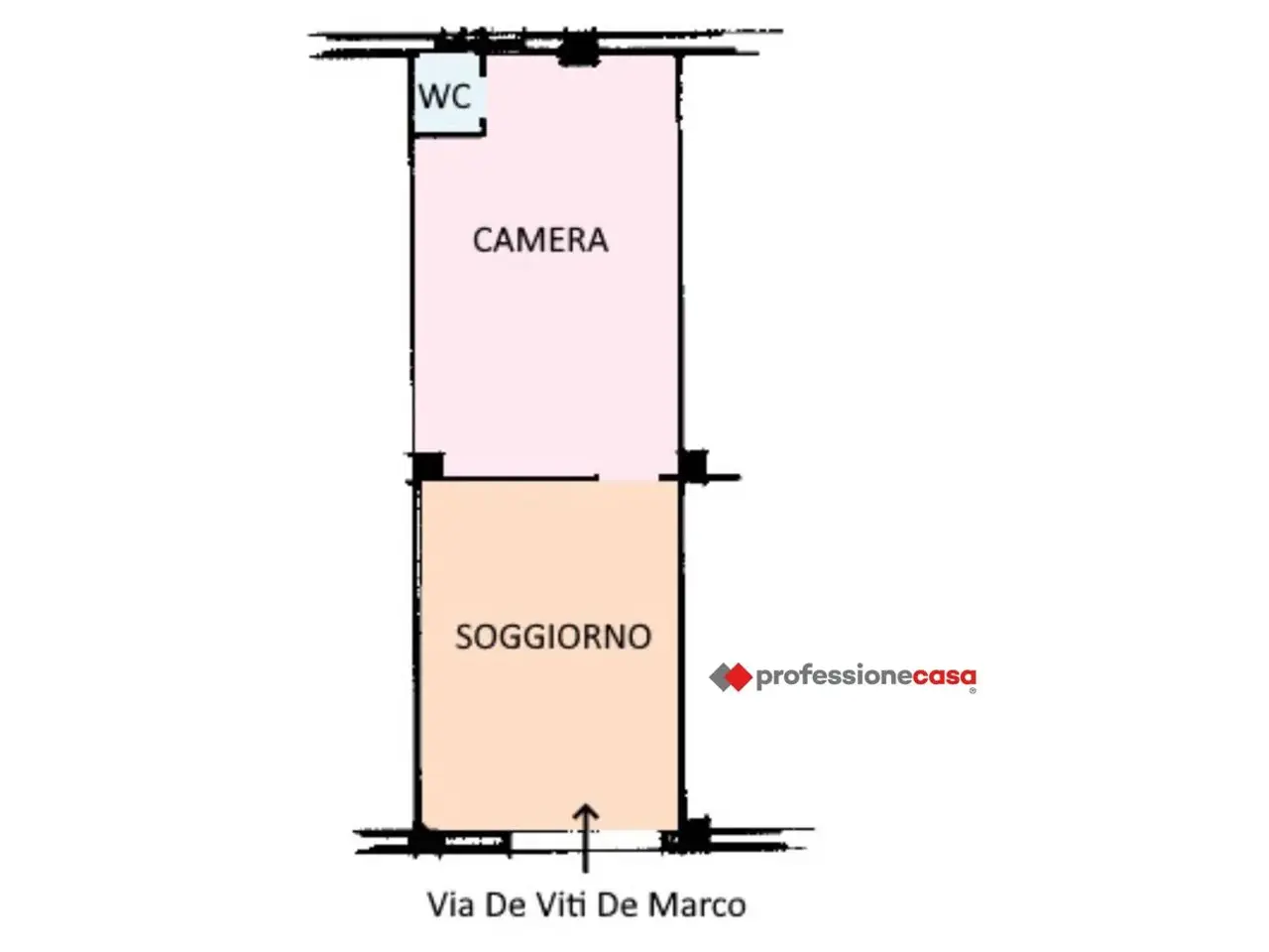 Negozio in Via De Viti De Marco 10, Foggia, {3} - Planimetria 1