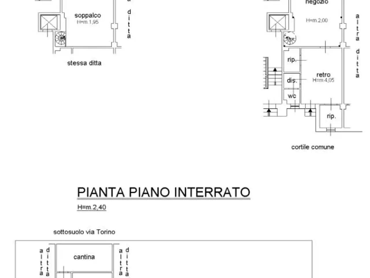 Negozio in Via Torino 193, Nichelino, {3} - Planimetria 1