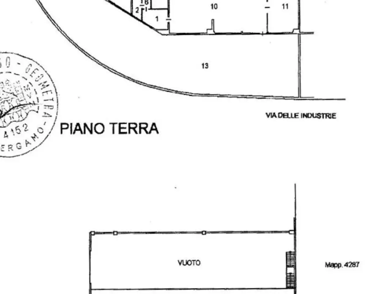 Capannone in Via Giulio Natta 60, Casazza, {3} - Planimetria 1