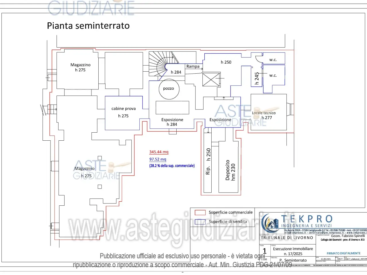 Negozio in Via Ginori, 9, 57125 Livorno LI, Italia 9, Livorno, {3} - Planimetria 1