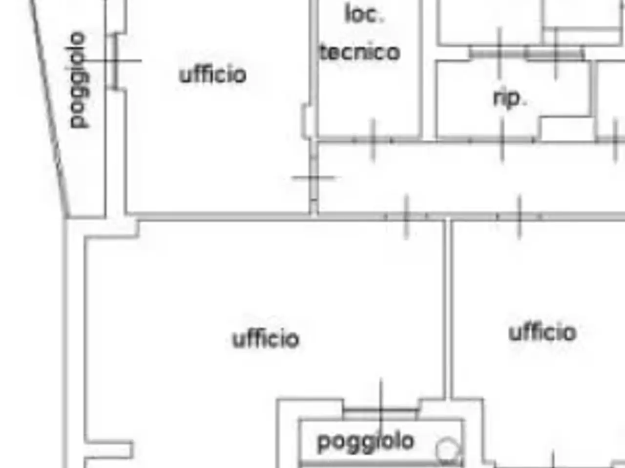 Ufficio in Via del Coroneo 5, Trieste, {3} - Planimetria 1