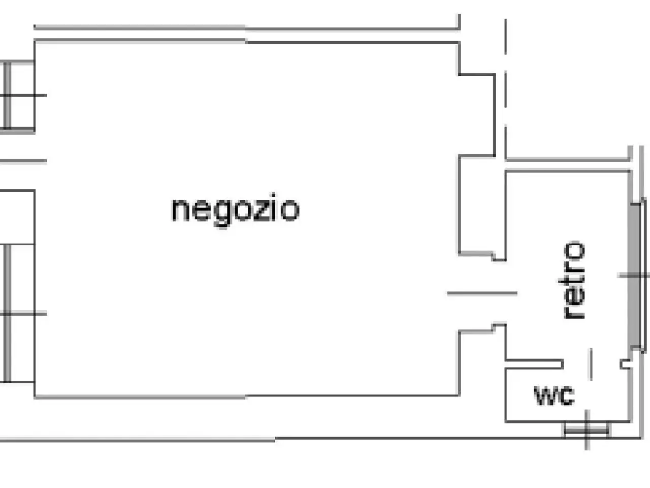 Negozio in Via Torino 203, Ivrea, {3} - Planimetria 1