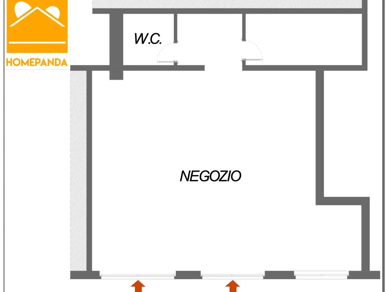 Negozio in Via Atene 55, Ciampino, {3} - Planimetria 1