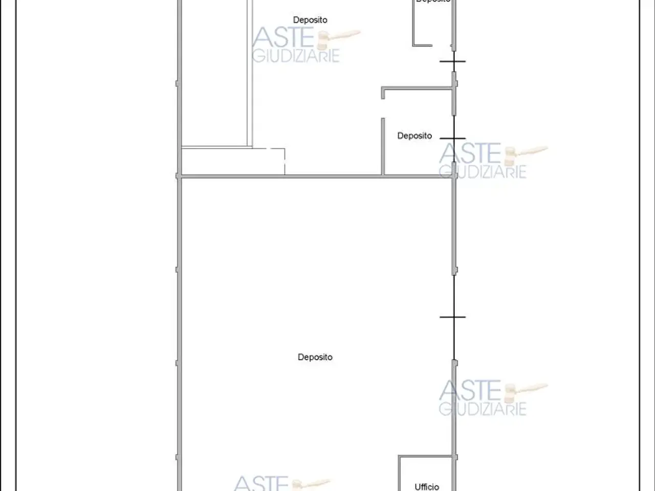 Magazzino in Via dei Cappuccini 35 35, Ivrea, {3} - Planimetria 1