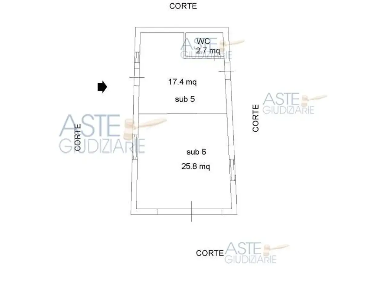 Deposito in Via Marino da Eboli, 6, 84025 Eboli Sa, Italia 6, Eboli, {3} - Planimetria 1