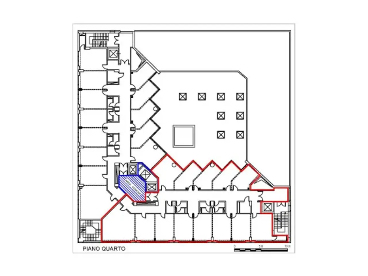 Ufficio in Via Clauzetto 12, Roma, {3} - Planimetria 1