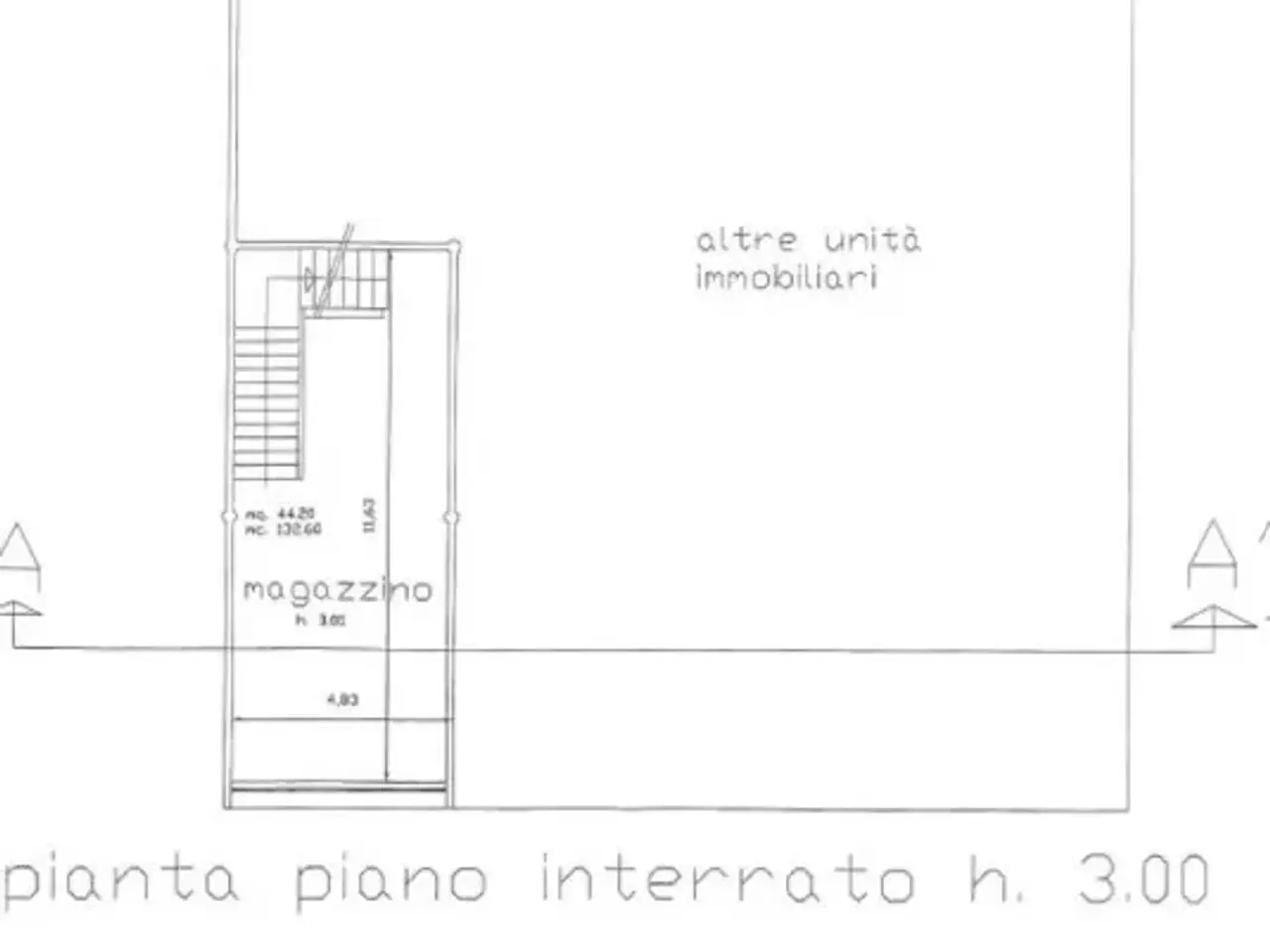 Negozio in Via Armando Pillon, Abano Terme, {3} - Planimetria 1