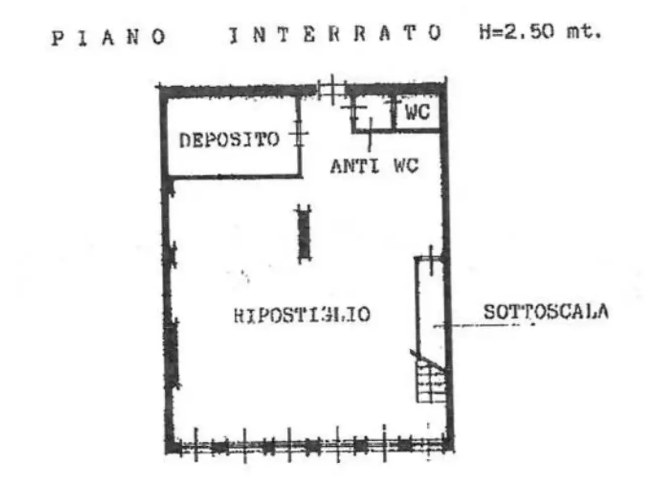 Locale commerciale in Via Giuseppe Mazzini 2, Codroipo, {3} - Planimetria 1
