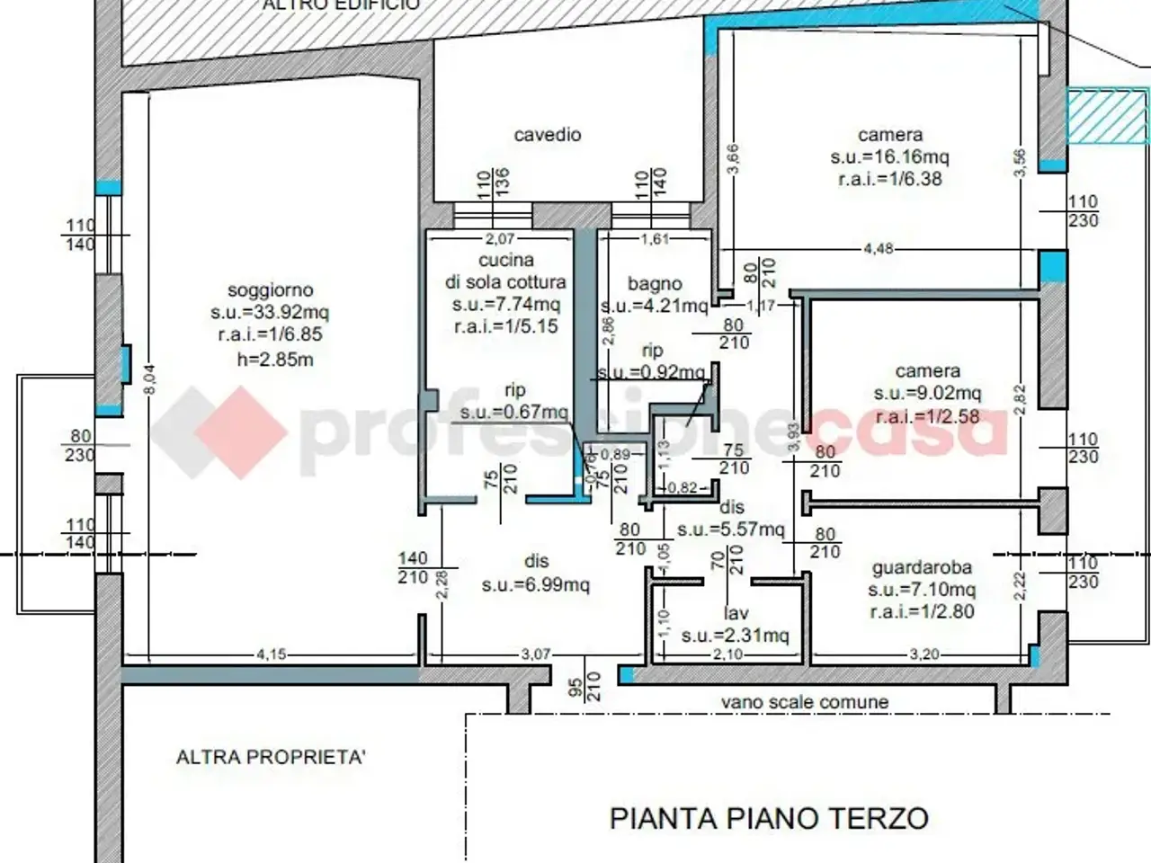 Appartamento in vendita, Verona - Planimetria 1