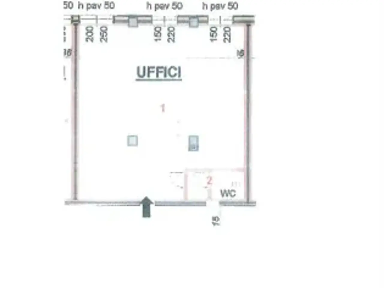 Ufficio in Via Claudia, Maranello, {3} - Planimetria 1