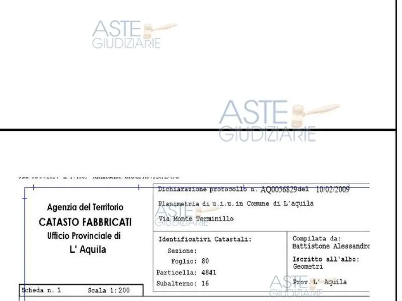 Deposito in Via Monte Terminillo, 67100 l'Aquila Aq, Italia 67100, L'Aquila, {3} - Planimetria 1