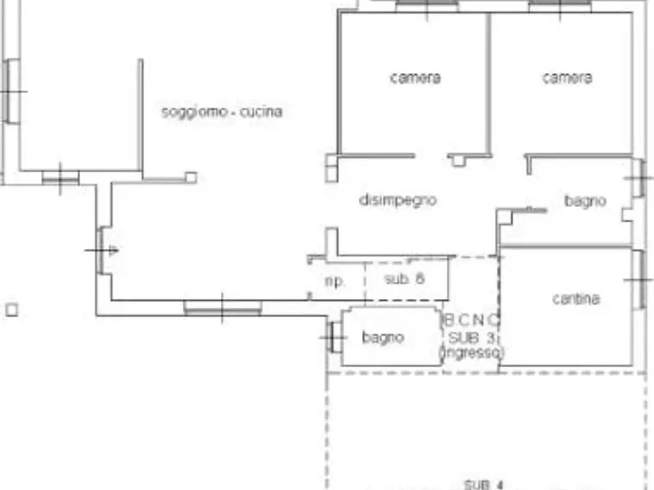 Villa bifamiliare in vendita, Ponte Quarto, Asti - Planimetria 1