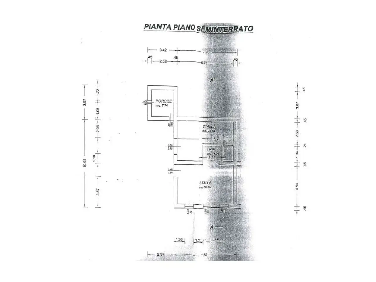 Magazzino in Via Porrettana, Gaggio Montano, {3} - Planimetria 1