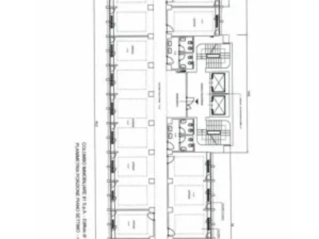 Ufficio in Via Cristoforo Colombo 157, Roma, {3} - Planimetria 1