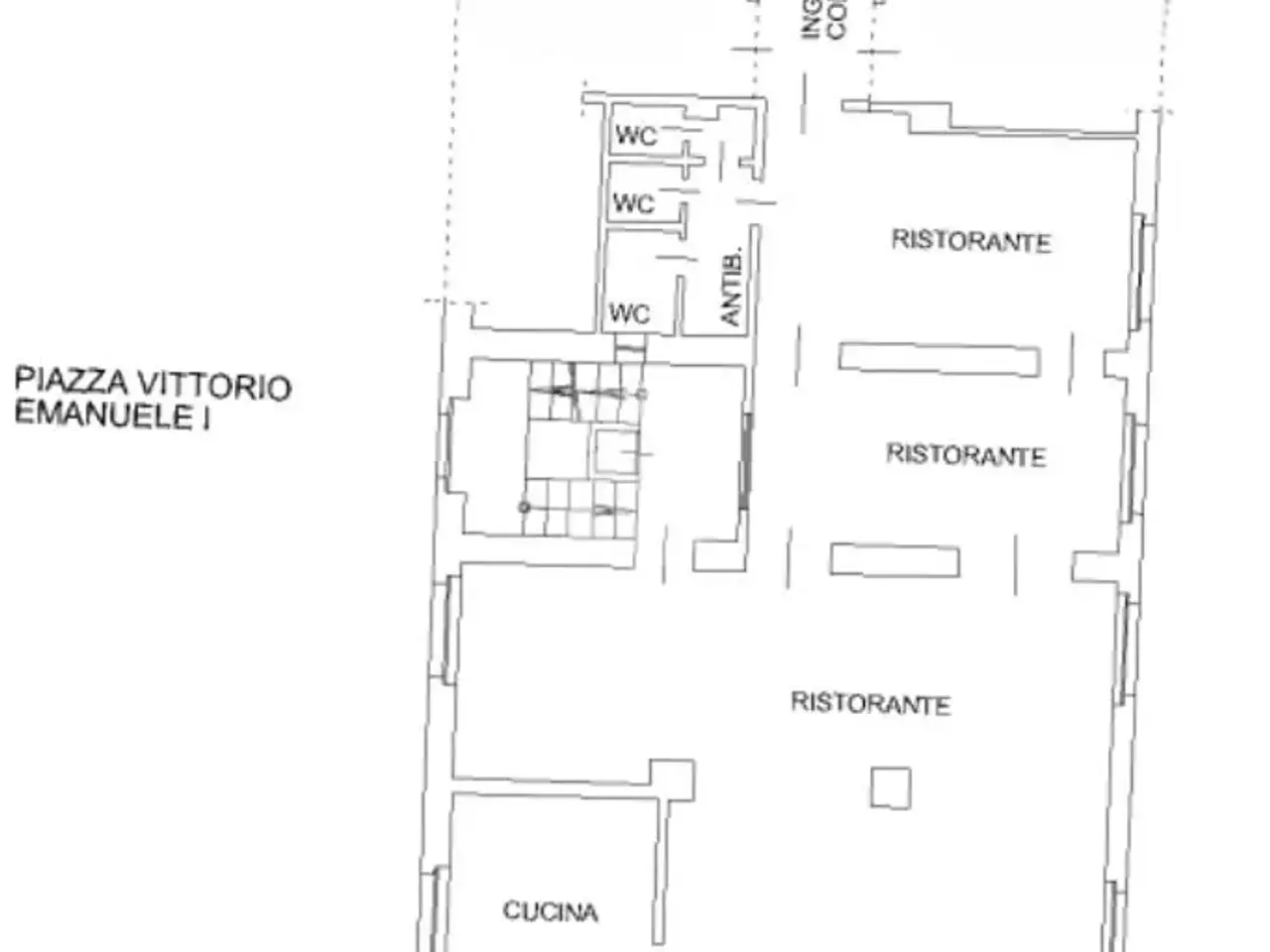 Negozio in Corso Re Umberto 1, Ivrea, {3} - Planimetria 1
