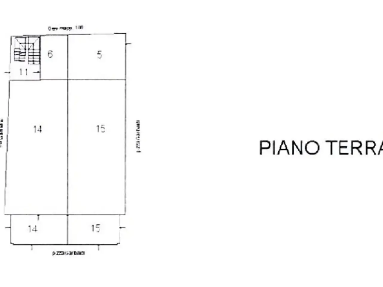 Negozio in Piazza Giuseppe Garibaldi 1, Orzinuovi, {3} - Planimetria 1