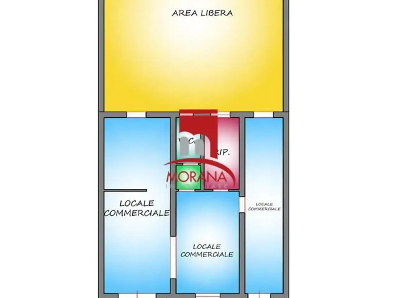 Negozio in Via Madonna di Fatima 26-28, Trapani, {3} - Planimetria 1