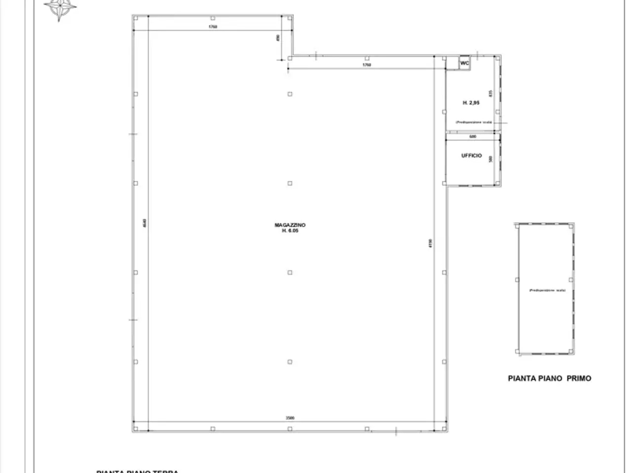 Capannone in delle Piastre, Capannori, {3} - Planimetria 1
