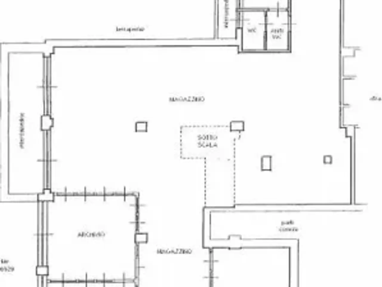 Magazzino in Via Enrico Dandolo 7a, Trieste, {3} - Planimetria 1